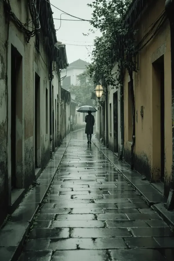 《细雨归人》封面 - 山水人文 